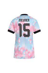 Belgia Thomas Meunier #15 Jalkapallovaatteet Naisten Vieraspaita MM-kisat 2026 Lyhythihainen